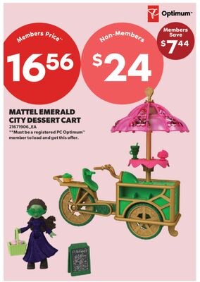 MATTEL EMERALD CITY DESSERT CART