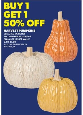 HARVEST PUMPKINS