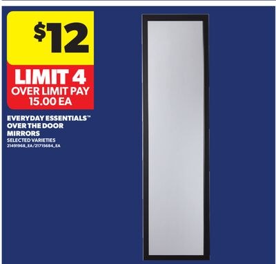 EVERYDAY ESSENTIALS™ OVER THE DOOR MIRRORS