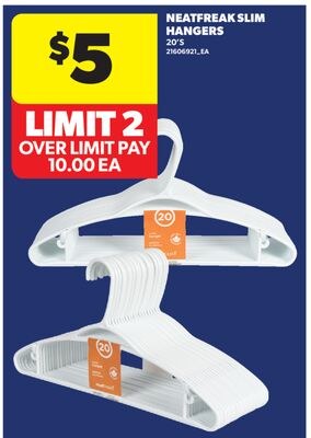 NEATFREAK SLIM HANGERS, 20'S