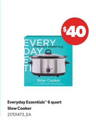 EVERYDAY ESSENTIALS™ 6 QUART SLOW COOKER