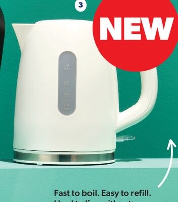 EVERYDAY ESSENTIALS™ 1 L KETTLE, WHITE