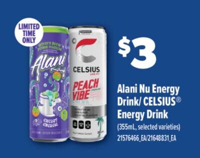 ALANI NU ENERGY DRINK/CELSIUS® ENERGY DRINK, 35…