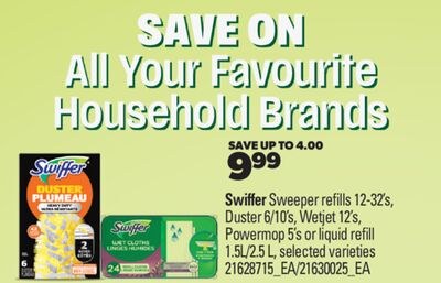 SWIFFER SWEEPER REFILLS, 12-32's, DUSTER, 6/10'…