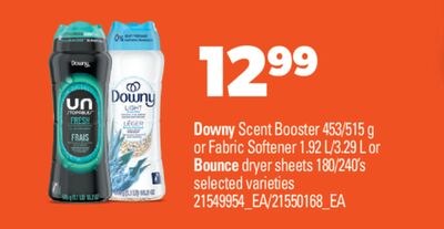 DOWNY SCENT BOOSTER, 453/515 G OR FABRIC SOFTEN…