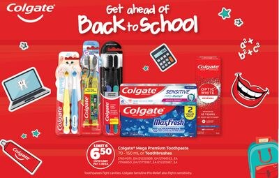 COLGATE® MEGA PREMIUM TOOTHPASTE 70 - 150 ML OR…