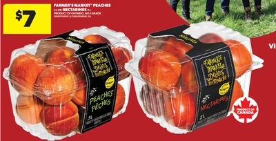 FARMER'S MARKET™ PEACHES 3 L OR NECTARINES 2 L