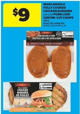 MARCANGELO FULLY COOKED CHICKEN BURGERS 450 G O…
