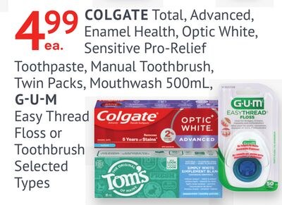 COLGATE Total, Advanced, Enamel Health, Optic W…