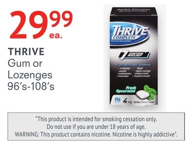 THRIVE Gum or Lozenges