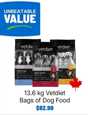 Vetdiet Bags Of Dog Food