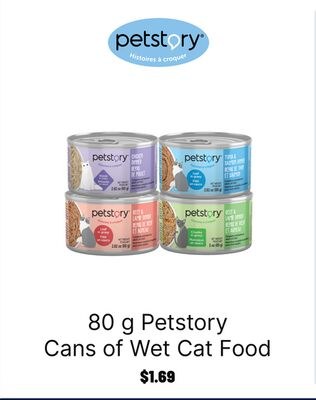 Petstory Cans of Wet Cat Food
