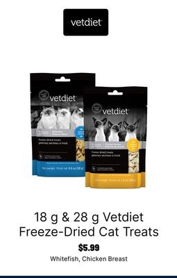 Vetdiet Freeze-Dried Cat Treats