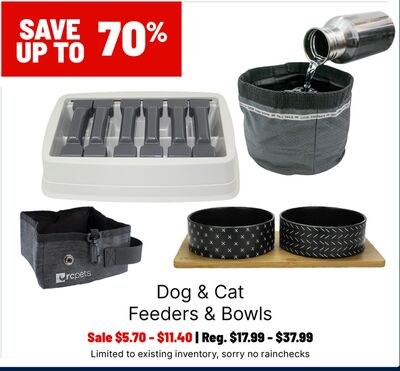Dog & Cat Feeders & Bowls