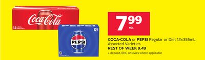 COCA-COLA or PEPSI Regular or Diet