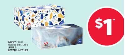 SAVVY Facial Tissues 69-126's