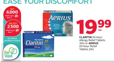 CLARITIN 24 Hour Allergy Relief Tablets 30's or…