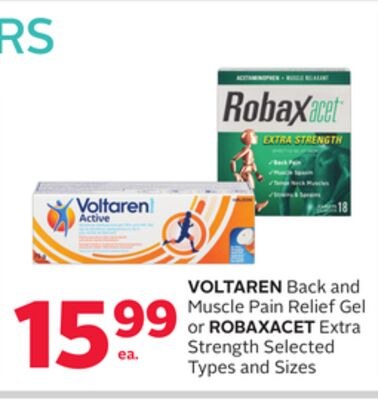 VOLTAREN Back and Muscle Pain Relief Gel or ROB…