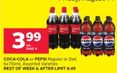COCA-COLA or PEPSI