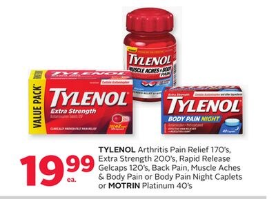 TYLENOL Arthritis Pain Relief 170's, Extra Stre…