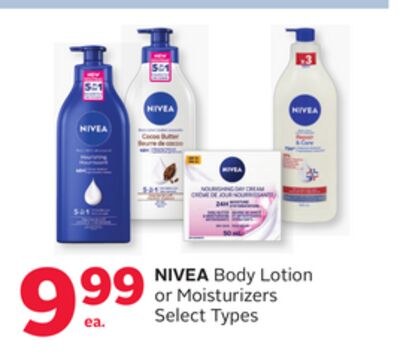 NIVEA Body Lotion or Moisturizers