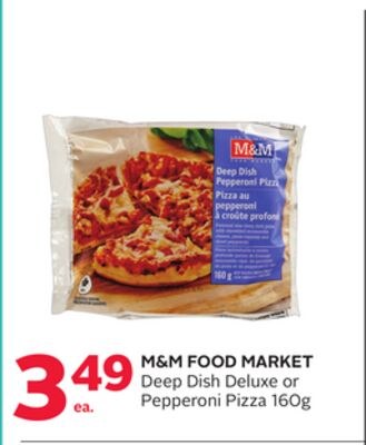M&M FOOD MARKET Deep Dish Deluxe or Pepperoni P…
