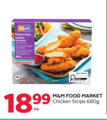 M&M FOOD MARKET Chicken Strips 680g