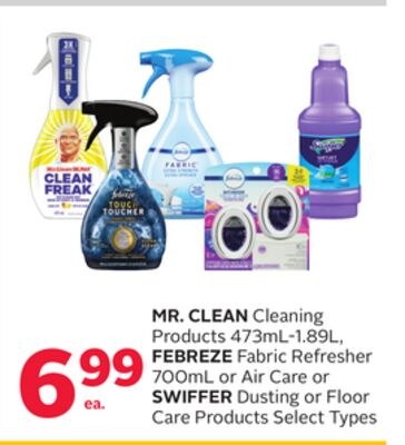 MR. CLEAN Cleaning Products 473mL-1.89L, FEBREZ…