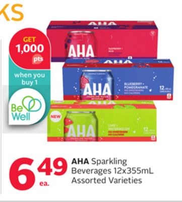 AHA Sparkling Beverages