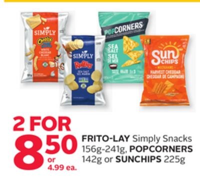 FRITO-LAY Simply Snacks 156g-241g, POPCORNERS 1…