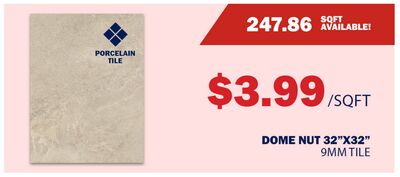 DOME NUT 32"X32" 9MM TILE