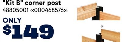 Hoft "Kit B" corner post