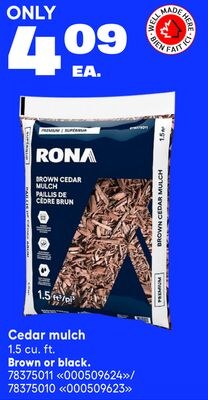 RONA Cedar mulch