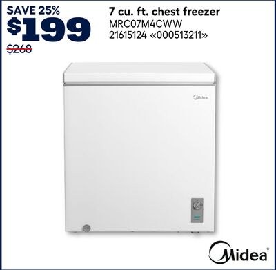 7 cu. ft. chest freezer