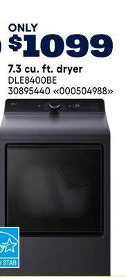 LG 7.3 cu. ft. dryer