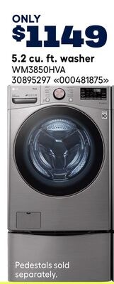 LG 5.2 cu. ft. washer