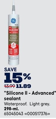 "Silicone II - Advanced" sealant