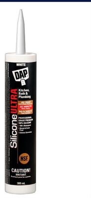 All DAP "Ultra" sealants 300-ml, white