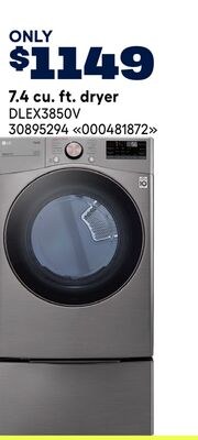 LG 7.4 cu. ft. dryer