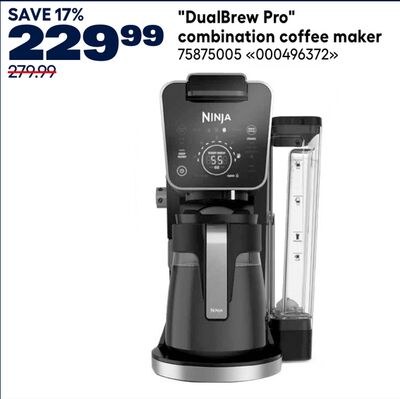 "DualBrew Pro" combination coffee maker