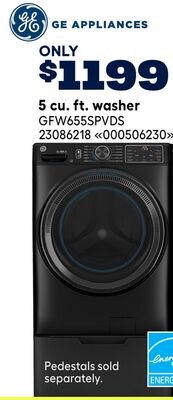 GE 5 cu. ft. washer