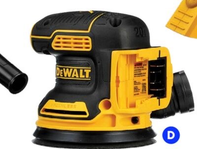 DEWALT 5'' orbital sander