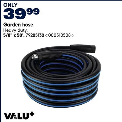 Garden hose, 5/8" x 50'.