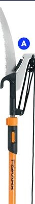 Telescopic pruning saw 12'.