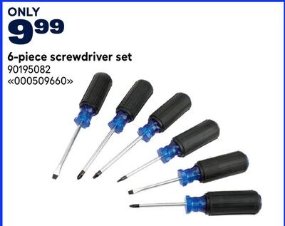 VALU+ 6-piece screwdriver set
