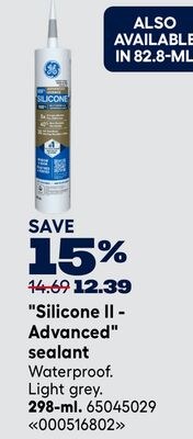 "Silicone II - Advanced" sealant, 298-ml.