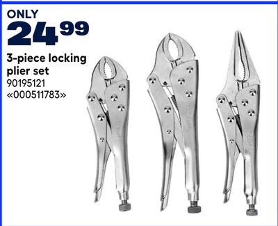 VALU+ 3-piece locking plier set