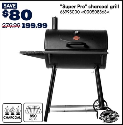 "Super Pro" charcoal grill