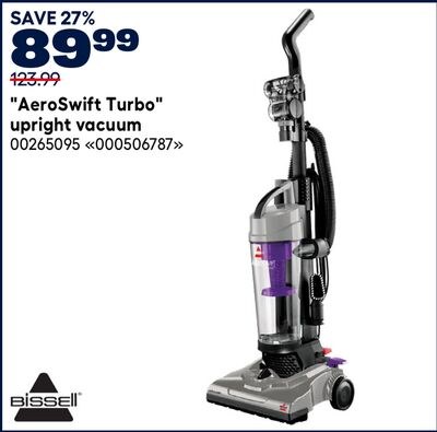 Bissell "AeroSwift Turbo" upright vacuum