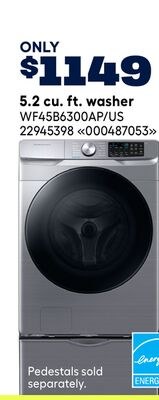 SAMSUNG 5.2 cu. ft. washer